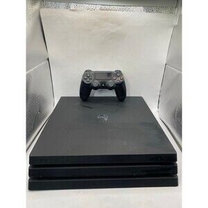 Sony PlayStation 4 Pro 1TB LOW FIRMWARE PS4 v10 With Controller Tested Genuine